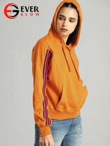 Sudaderas con Capucha de Manga Larga para Mujer, Tallas Grandes, con Logotipo Personalizado, Tela de Felpa, Precio Muy Bajo, Novedad 2022 - Product Image 4