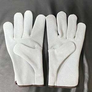 Gants de travail en cuir de porc de haute qualité, gants de travail en cuir pour hommes, fabriqués au Pakistan - Product Image 2