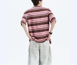 เสื้อเชิ้ตโอเวอร์ไซส์ลำลองสำหรับผู้ชาย ทรงหลวม สไตล์สตรีทแวร์ แขนสั้น สวมใส่สบาย ทันสมัย - Product Image 4