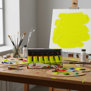 Pittura Acrilica Giallo Fluorescente - Product Image 3