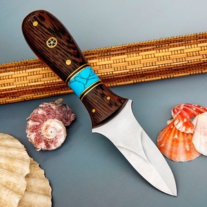 มีดแกะหอยนางรมสแตนเลส ด้ามไม้ ที่เปิดเปลือกหอย เครื่องมือครัวอาหารทะเล ขายส่ง - Product Image 4