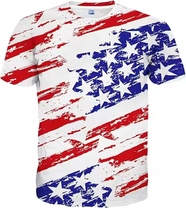 Men's <b>Gothic</b> Skulls Flame Printed T-<b>Shirt</b> Short Sleeve O-Neck Regular Fit 100% Polyester Sublimation Transfer Print - Product Image 4