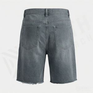 Shorts en jean brodés Y2K personnalisés pour hommes et femmes, style streetwear hip-hop, haute qualité, tendance - Product Image 2