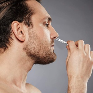 Ciseaux professionnels droits en acier inoxydable noir de qualité supérieure pour manucure, marque privée - Product Image 5