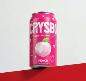 Madam Hong Crystal Boba, Sabor Uva/Durazno/Fruta de la Pasión, Lata de 320ml, Proveedor de Ingredientes para Té de Burbujas, Venta al por Mayor, Nuevo Producto 2026 - Product Image 1