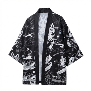 Kimono Tradicional Japonés, Unisex, Disfraz de Cosplay, Haori Yukata, Capa de Samurai para Festivales, Conjunto de Disfraz Personalizado para Adultos - Product Image 2