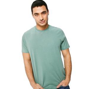 T-shirts personnalisés pour hommes, respirants, anti-rides, pour la musculation, à manches courtes, 100% coton blanc, col rond, blancs - Product Image 4