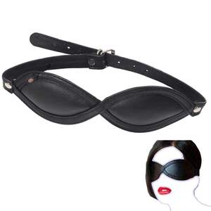 Ensemble cadeau BDSM de qualité supérieure, personnalisable en couleur, design et logo, emballage personnalisé, en cuir de vachette, avec attaches pour poignets. - Product Image 5