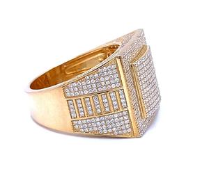 Anillo de Compromiso Clásico Redondo de Moissanita para Hombre de Lujo Vana Jewels, Engaste de Puntas, Plata de Ley Personalizada de 20g, Regalo de Aniversario para Él - Product Image 3