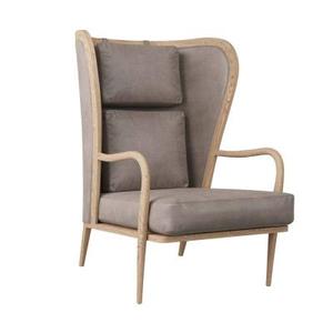 Sillón Moderno de Madera Tapizado con Cojín para Hotel, Sala de Estar o Recepción - Product Image 2