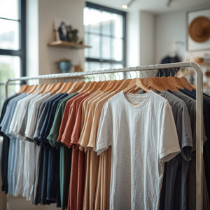เสื้อยืดผู้ชายผ้าฝ้าย 100% สวมใส่สบายในชีวิตประจำวัน พร้อมบริการรับผลิตแบบ OEM ODM - Product Image 2
