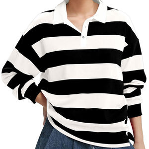 Camiseta de Rugby de Manga Larga para Hombre, Dos Tonos Negro y Gris, de la Mejor Calidad - Product Image 4