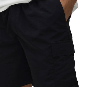 Nuevos Pantalones Cortos Cargo Elásticos para Hombre, 100% Algodón, Venta al por Mayor, Pantalones Cortos con Cordón Estilo Hip Hop, Pantalones Cortos Cargo para Hombre - Product Image 6