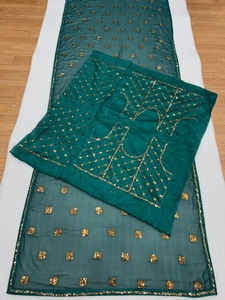 Indian Boutique Stylish Fancy <b>Saree</b> Soft Georgette fabric Designer Exclusive sari <b>Blouse</b> Fancy Ethnic wear Latest Trendy <b>Blouse</b> - Product Image 2