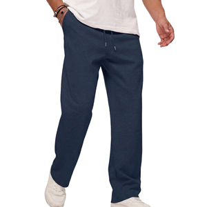 Mens Fleece Lined Sweatpants Warm Winter Joggers Comfortable Elastic Waist Casual Pants For Outdoor And Indoor <b>Trousers</b> - Product Image 5