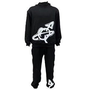 Streetwear de haute qualité Mode Pull Survêtement 100% Coton Hommes Slim-fit Survêtement à capuche - Product Image 1