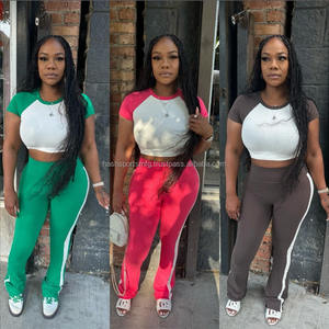 Fall Women Tracksuits <b>Set</b> Custom Tall Girl Zip up Jacket With Flared Pants Women 2 <b>Piece</b> <b>Set</b> Gym Workout <b>Lounge</b> <b>Set</b> for Women - Product Image 6