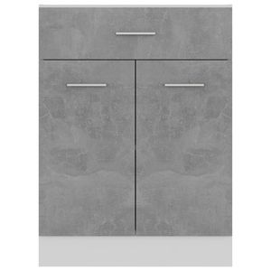 23.6 grigio cemento "x 18.1" x 32.1 "mobili da cucina in legno con fondo cassetto - Product Image 5