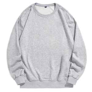 Sweat-shirt unisexe en coton de haute qualité, surdimensionné, taille plus, sweat-shirt à col rond pour femme, sweat-shirt pour homme, broderie personnalisée - Product Image 3
