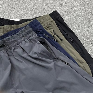 Pantalon de survêtement noir pour homme en toile de haute qualité, à lacets, avec poches latérales, formel, respirant, séchage rapide, écologique et léger - Product Image 5