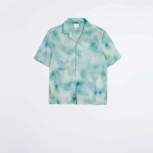Camisas de Playa 2025 de Manga Corta con Estampado Digital Personalizado, Camisa Hawaiana Informal con Botones para Vacaciones, Camisas Hawaianas para Hombre 100% Algodón - Product Image 1
