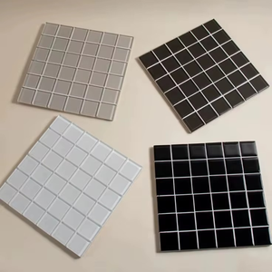 Ensemble de sous-verres en mosaïque faits à la main TCE, vaisselle décorative haut de gamme, sous-verres résistants à la chaleur pour la maison, le bureau, les cadeaux et les fournitures en gros - Product Image 5