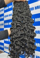 Prix de gros Cheveux bouclés birmans, cheveux naturels en trame, cheveux humains bruts non traités, fournisseur du Vietnam