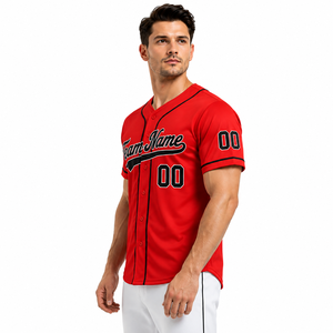 durable baseball top made with stretch fabric for team training and match day wear with easy movement for baseball players - Product Image 2