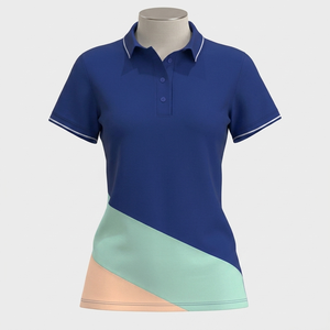 Polo de Mujer de Manga Corta de Alta Calidad, de Secado Rápido, con Tecnología de Detección de Agujas, Servicio OEM, Estampado, Corte Regular, ¡Venta Caliente! - Product Image 1
