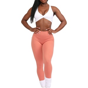 New Arrival High Quality Plus Size Scrunch Slim Fit Yoga Pants Fitness Butt Lifting <b>Tights</b> Gym Leggings for Women - Product Image 1