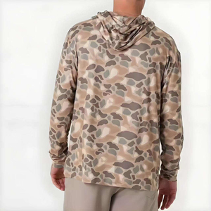 Sweat à capuche de pêche professionnel pour homme 100% polyester UPF 50 respirant pour la pêche et les activités de plein air - Product Image 2