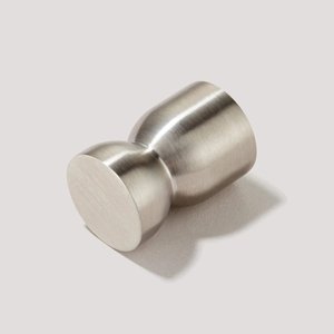 Bouton de meuble cylindrique moleté en laiton doré brossé, texture diamant, finition métallique moderne et durable, pour armoires de cuisine de luxe - Product Image 6
