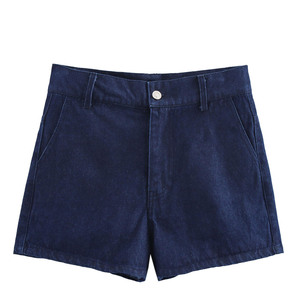 Shorts en jean taille mi-haute pour femme RELICSTAR CARPORATION, style décontracté Y2K, streetwear, pour soirée, avec ceinture, logo personnalisé, 100 % coton, séchage rapide - Product Image 3