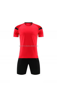 Traje de entrenamiento de fútbol de manga corta personalizable al por mayor nueva ropa de fútbol - Product Image 3