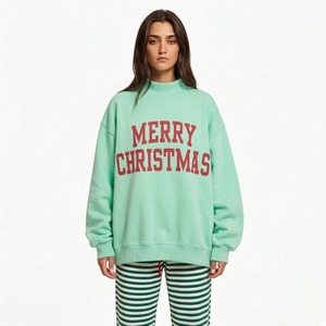 Compre Sudadera Premium Personalizada para Mujer con Cuello Alto, Corte Holgado y Relajado, Estilo Casual y Elegante para Uso Diario - Product Image 4