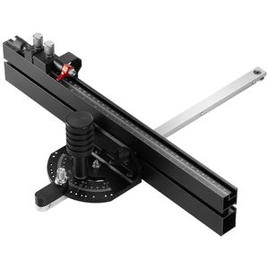 Goniometro di precisione in lega di alluminio 3/4FT X 3/8FT per sega da banco, 18 gradi, 15 angoli, parte per macchinari per la lavorazione del legno - Product Image 3