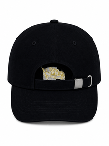 Gorra Snapback de 6 Paneles Mjällby AIF Unisex, Gorra de Béisbol Bordada, Ajustable, Estilo Casual, Azul Marino con Logotipo Amarillo - Product Image 5