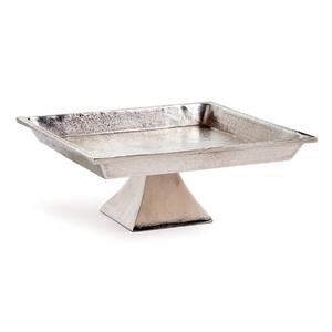 Event Supplies <b>Decorative</b> Fruits Bowl Pedestal Style Metal Silver Bowl Floral Design Table Centerpiece <b>Items</b> - Product Image 5