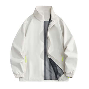 Chaqueta con Cuello Alto Personalizada, Delgada, Informal, Unisex, Cortavientos, Impermeable, para Hombre, para Senderismo, Chaqueta Cortavientos para Hombre - Product Image 2