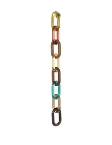 Eslabones de Cadena de Resina Transparentes de Gran Tamaño y Coloridos para Decoración de Paredes, Accesorios para Habitaciones, Todos los Colores Disponibles, Artesanías de Resina - Product Image 2