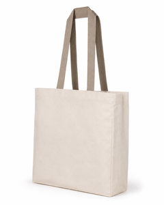 Bolsa de Tela de Algodón Orgánico 390 GSM GOTS 38x40x14 cm, Logotipo Personalizado, Bolsa de Compras Promocional, Fabricante OEM ODM al por Mayor - Product Image 2