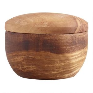 Pot à roti en bois durable, support à pain en bois massif, fait main, pour la cuisine et la table à manger - Product Image 4