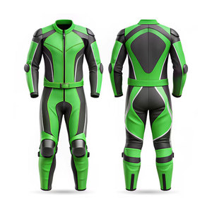 Combinaison de moto de course en cuir véritable sur mesure de haute qualité, manches longues, 360g, coupe-vent, grande taille, imprimée, respirante FREEZY - Product Image 4