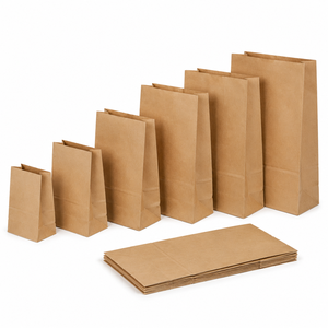 Custom Kraft Paper Food <b>Bags</b> Eco Friendly Bakery Packaging <b>Bags</b> for <b>Bread</b> Pastry Takeaway Food Packaging and Retail Use - Product Image 2