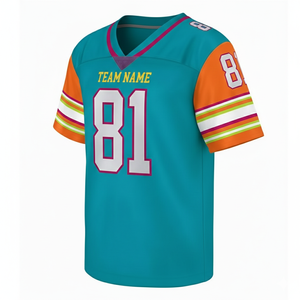 Maillot de football américain pour hommes, uniforme d'équipe personnalisé, respirant, léger, taille plus, entraînement sportif, vente en gros pour adultes - Product Image 2