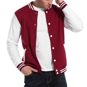 Veste d'hiver de style hip-hop américaine pour hommes, produit tendance, veste de baseball en laine épaisse pour hommes - Product Image 3