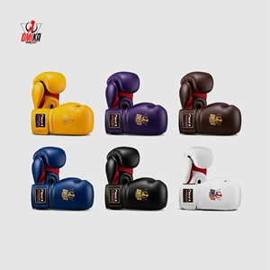 Guantes de Boxeo Unisex Personalizados con Logotipo Metálico Dorado y Verde, Completos, Ligeros, Profesionales, de PU/PVC/Cuero, Transpirables y Ajustables - Product Image 4