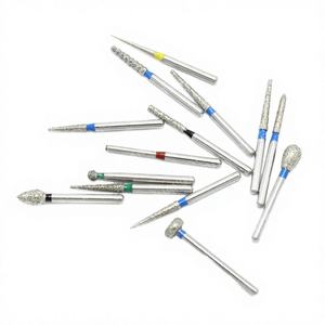 ดอกสว่านเพชรสำหรับงานทันตกรรม Surtechs รูปทรงกลม 10 ชิ้น สำหรับเครื่องมือแฮนด์พีซความเร็วสูงแบบใช้มือ ทำจากสแตนเลสสตีล คลาส II - Product Image 2