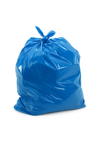 Bon marché Prix recyclable Hdpe Ldpe plastique ordures bleu sacs poubelles 12-16 gallons rouleau pour maison bureau et extérieur - Product Image 2