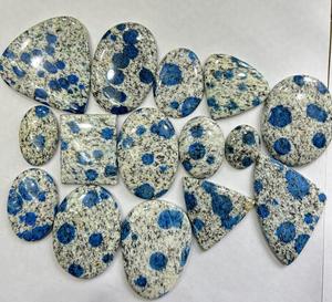Aamna Gems Lot de cabochons de turquoise certifiés de qualité supérieure, naturels, non montés, personnalisés, 6-10g, taille ovale, pour la création de bijoux de créateur uniques - Product Image 1